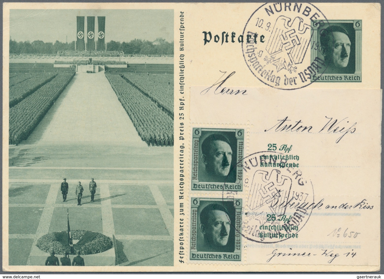 Alle Welt: 1880/1940 (ca.), assortment of more than 200 cards/covers with many stationeries, compris