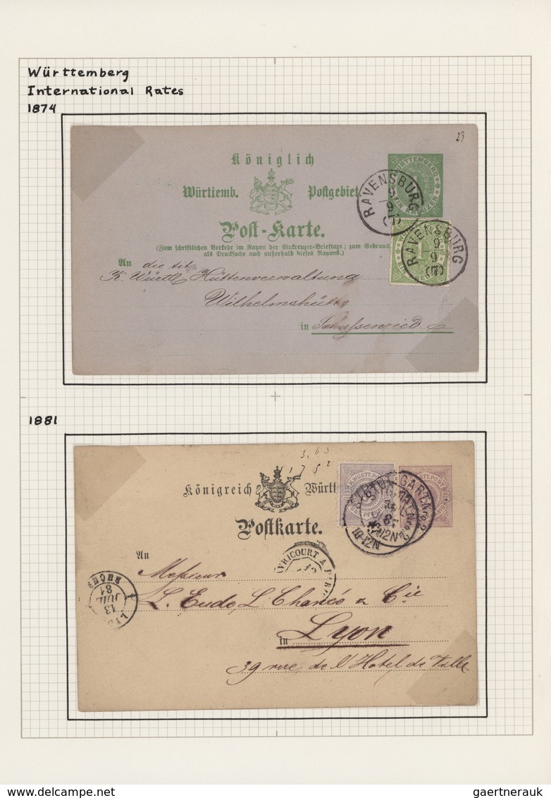 Alle Welt: 1880/1960 (ca.), Extraordinary Collection Of Apprx. 135 Uprated Stationeries "TWINS" (wit - Collections (without Album)