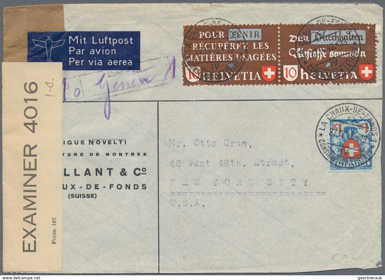 Alle Welt: 1890/1960 (ca.), Holding Of Several Hundred Commercial Covers/cards Europe And Overseas, - Colecciones (sin álbumes)