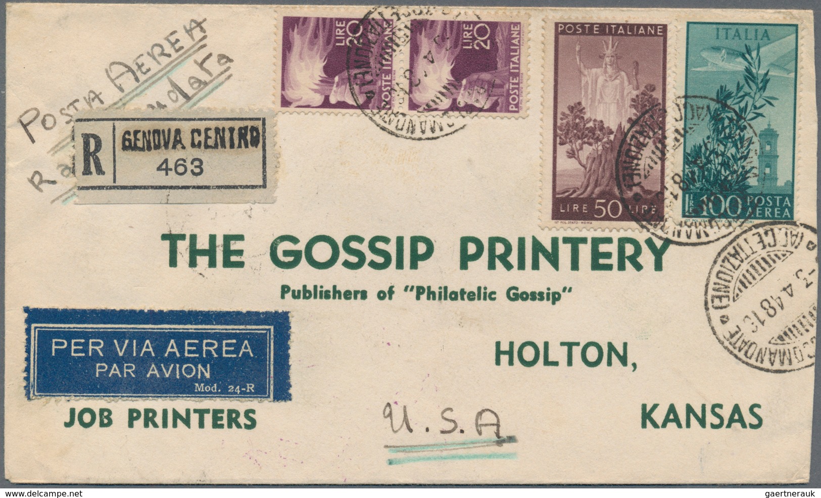 Alle Welt: 1890/1960 (ca.), holding of several hundred commercial covers/cards Europe and overseas,