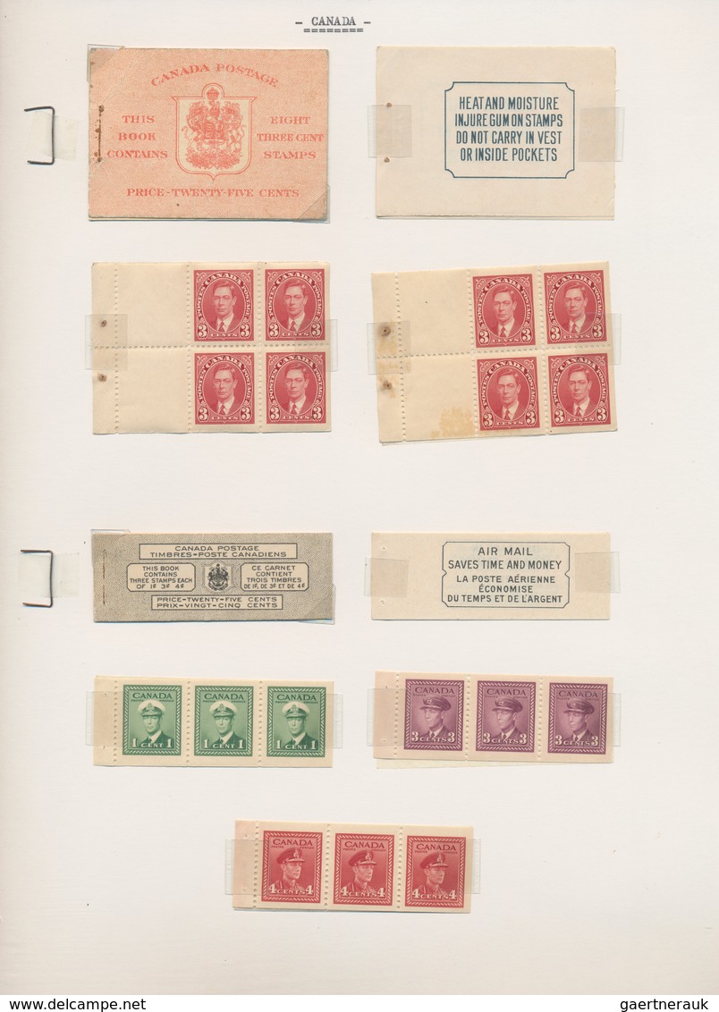 Alle Welt: 1913/1980 (ca.), Booklets And Booklet Panes, Collection Of Booklets And Exploded Booklets - Colecciones (sin álbumes)