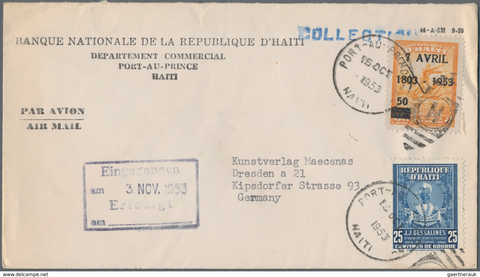 Alle Welt: 1945/1955 (ca.), Accumulation With About 130 Covers Incl. A Few Postal Stationeries With - Collections (without Album)