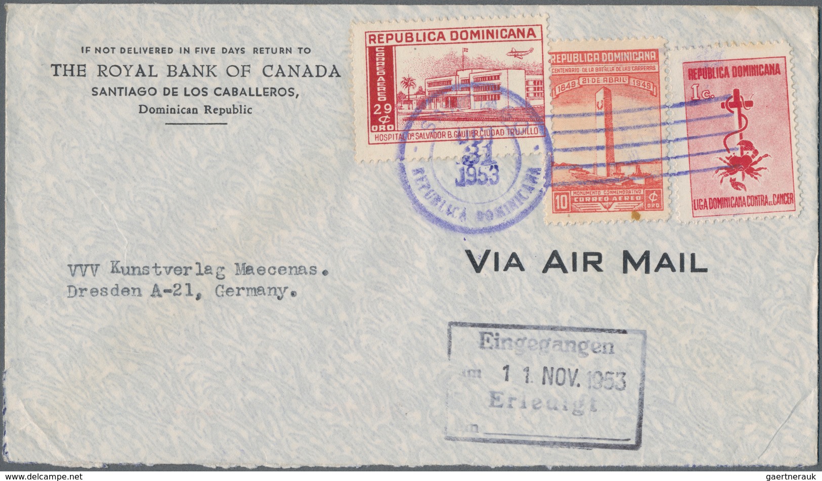 Alle Welt: 1945/1955 (ca.), Accumulation With About 130 Covers Incl. A Few Postal Stationeries With - Colecciones (sin álbumes)
