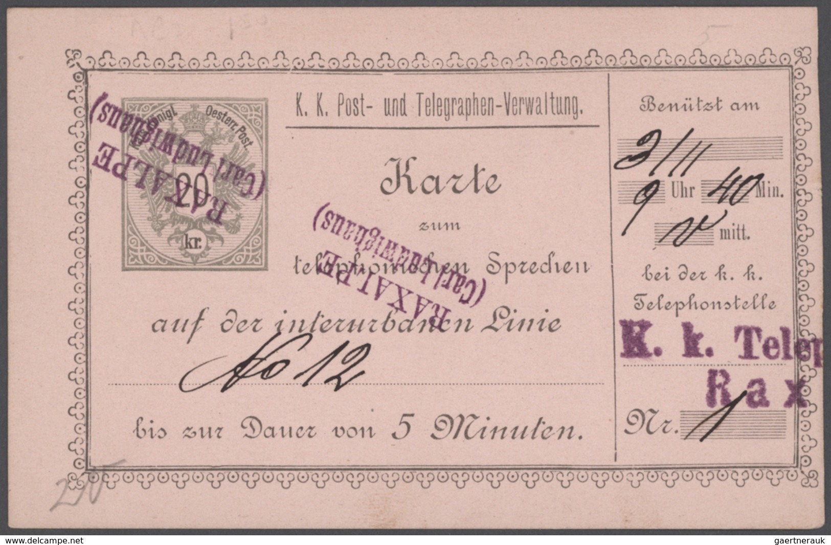 Alle Welt - Ganzsachen: 1860 From Ca., Very Comprehensive Specialized Collection With Ca.200 Worldwi - Other & Unclassified