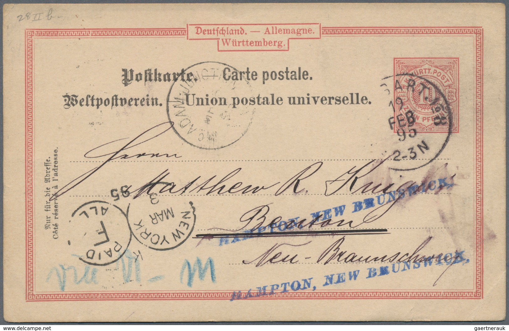 Alle Welt - Ganzsachen: 1882/1919 Postal stationary collection with post-historical background, abou