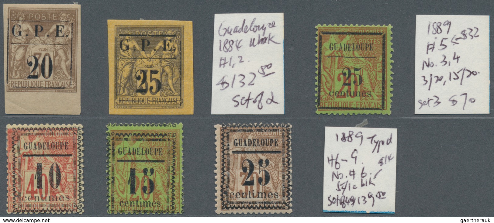 Übersee: 1870/1920 (ca.), Mint Lot Of 90 Stamps On Stockcards With Especially A Nice Range Of MNH Ma - Autres & Non Classés