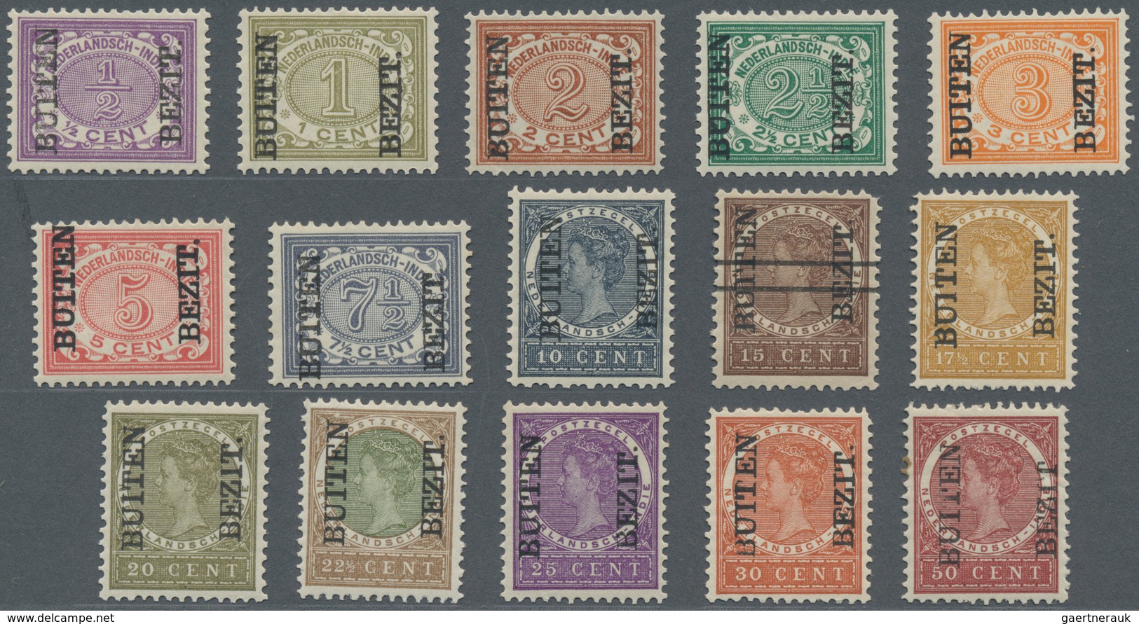 Übersee: 1870/1920 (ca.), mint lot of 90 stamps on stockcards with especially a nice range of MNH ma