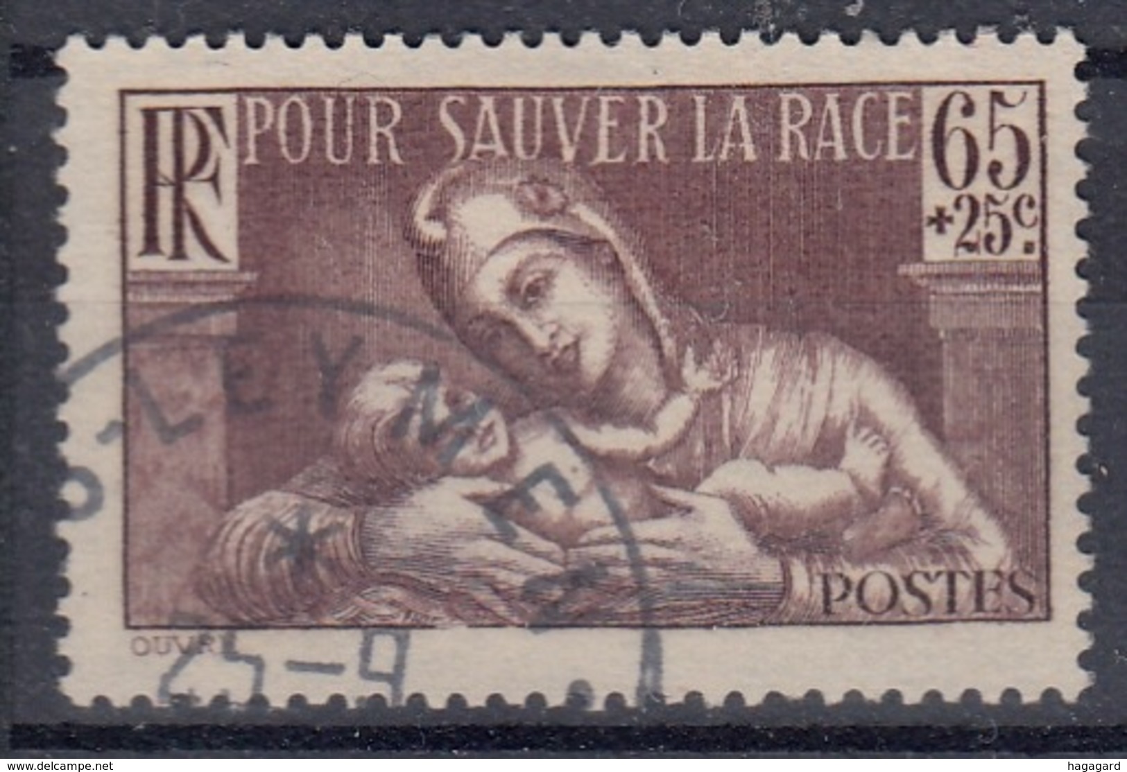 +France 1937. Pour Sauver La Race. Yvert 356. Cancelled - Oblitérés