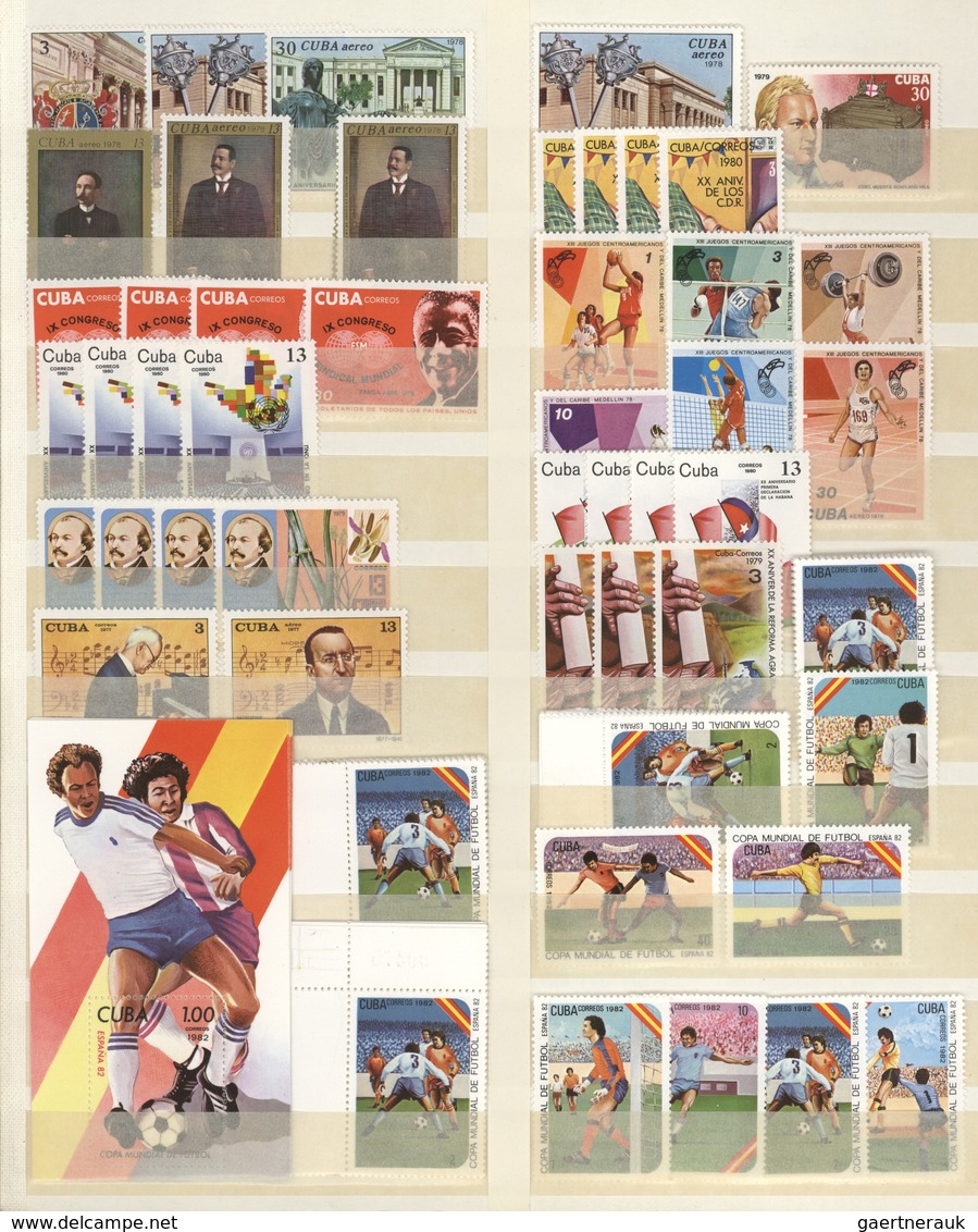 Amerika: 1940/2000 (ca.), Comprehensive MNH Accumulation In A Thick Stockbook, Comprising Sets And S - Otros - América