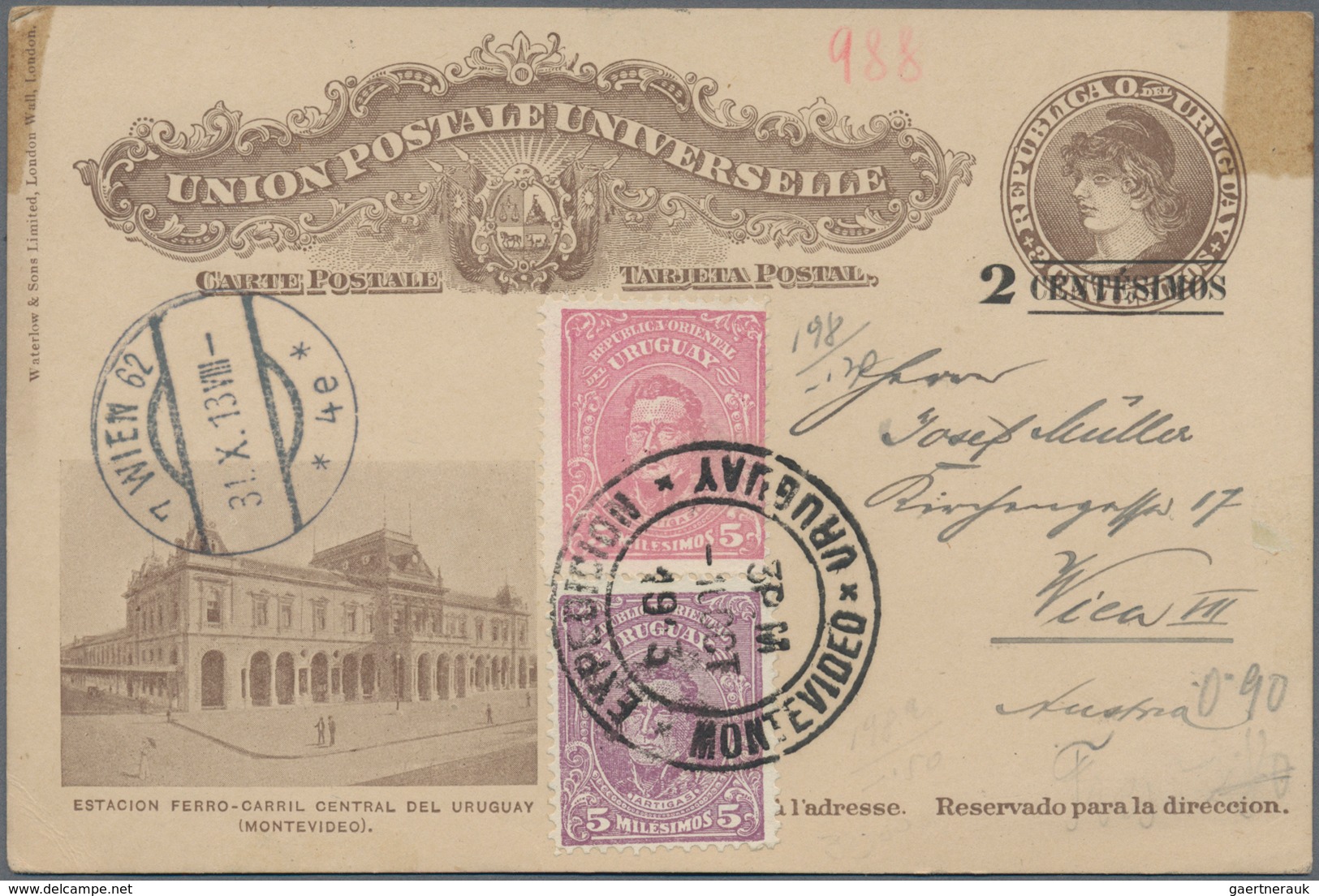 Mittel- Und Südamerika: 1900/1950 (ca.), South And Central America, Comprehensive Holding Of Covers/ - America (Other)