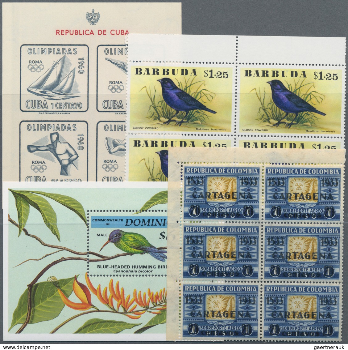 Mittel- Und Südamerika: 1933/1992 (ca.), Accumulation On Stockcards Or In Glassines In Box With Stam - America (Other)