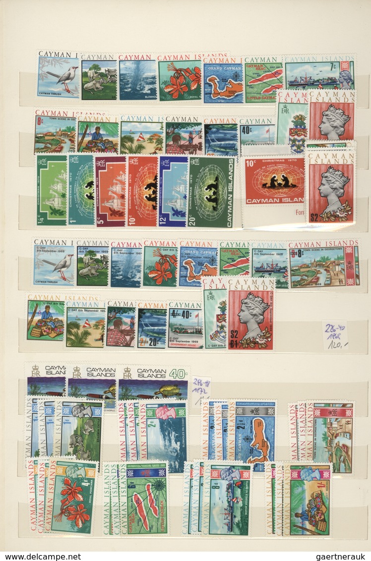 Karibik: 1870/1990 (ca.), British Caribbean, Mint And Used Accumulation In Nine Stockbooks, Comprisi - Otros - América