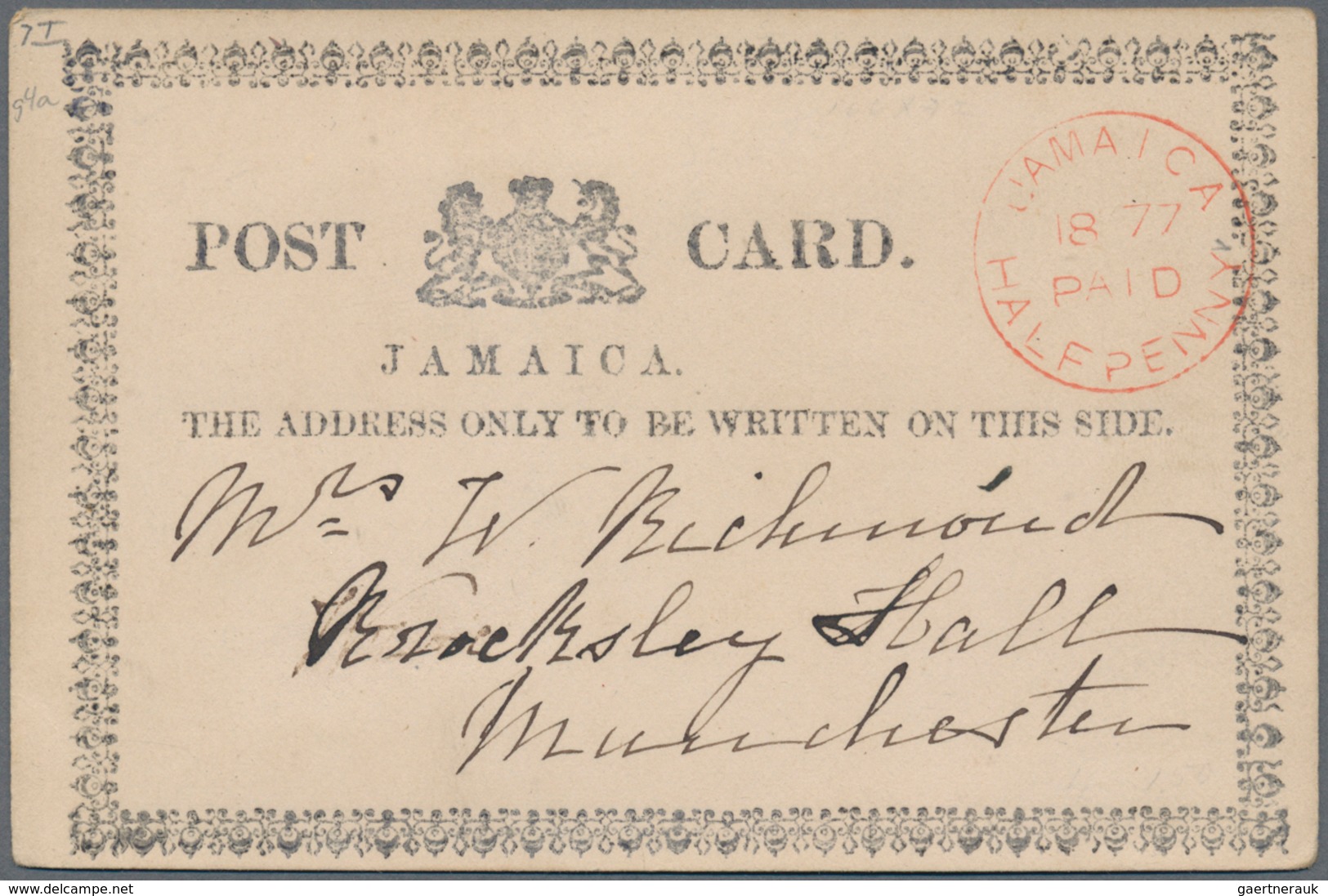 Karibik: 1877/1910 (ca.), British Carribean, Collection Of Apprx. 230 Stationeries (mainly QV), Comp - Otros - América