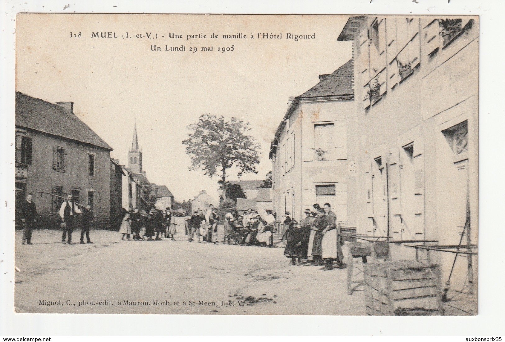 MUEL - UNE PARTIE DE MANILLE A L'HOTEL RIGOURD - UN LUNDI 29 MAI 1905 - 35 - Other & Unclassified