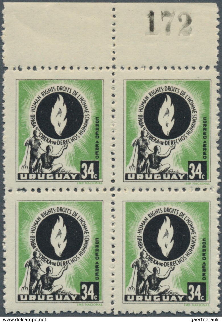 Südamerika: 1933/1975. South America Lot with ECUADOR Sc #319/2,100copies; PARAGUAY Sc #C261/975 cop