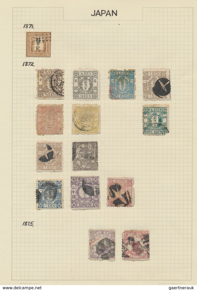 Asien: 1870/1970 (ca.), Used And Mint Collection In Three Binders On Album Pages, Comprising E.g. A - Otros - Asia