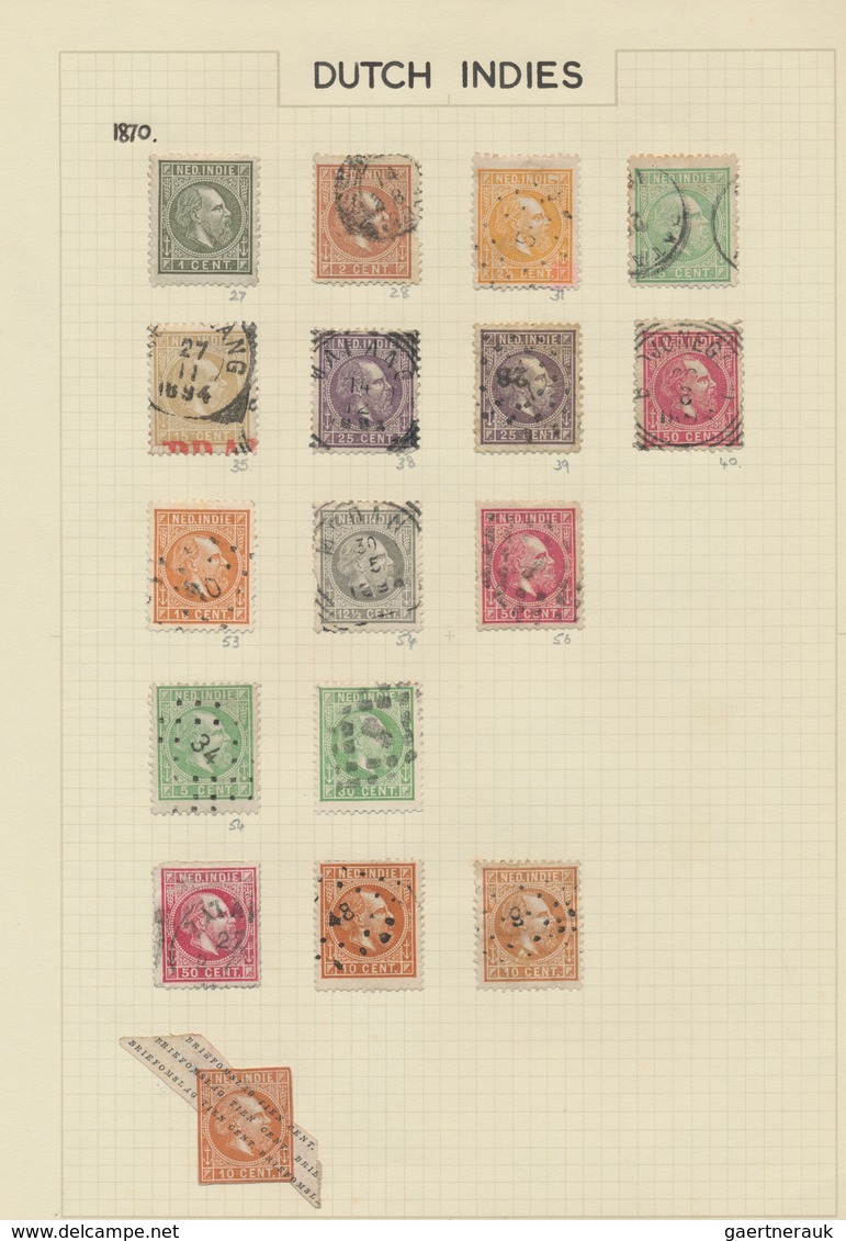 Asien: 1870/1970 (ca.), Used And Mint Collection In Three Binders On Album Pages, Comprising E.g. A - Otros - Asia