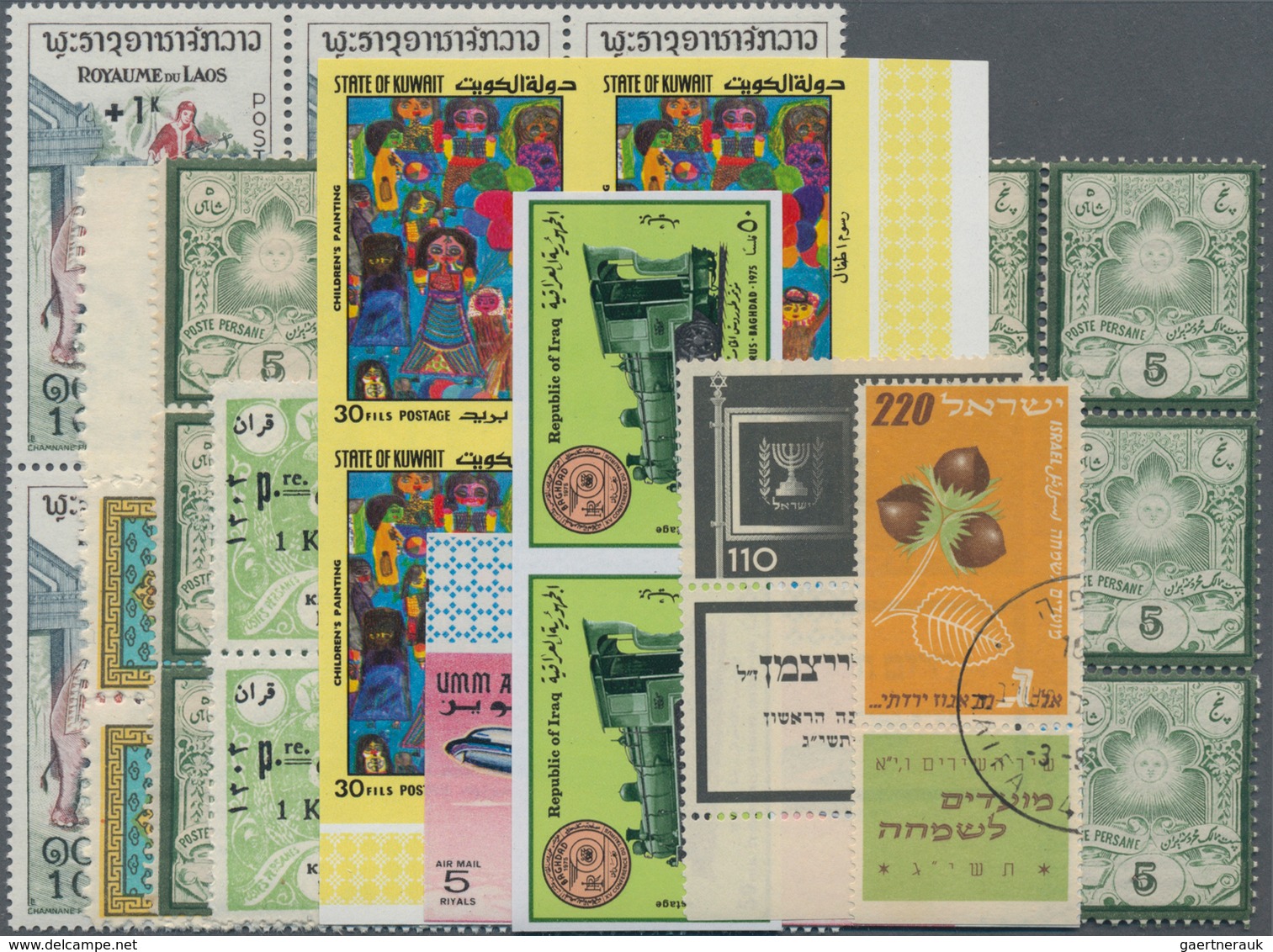 Asien: 1890/1980 (ca.), Accumulation On Stockcards In Box With Stamps Through The Whole Continent In - Otros - Asia