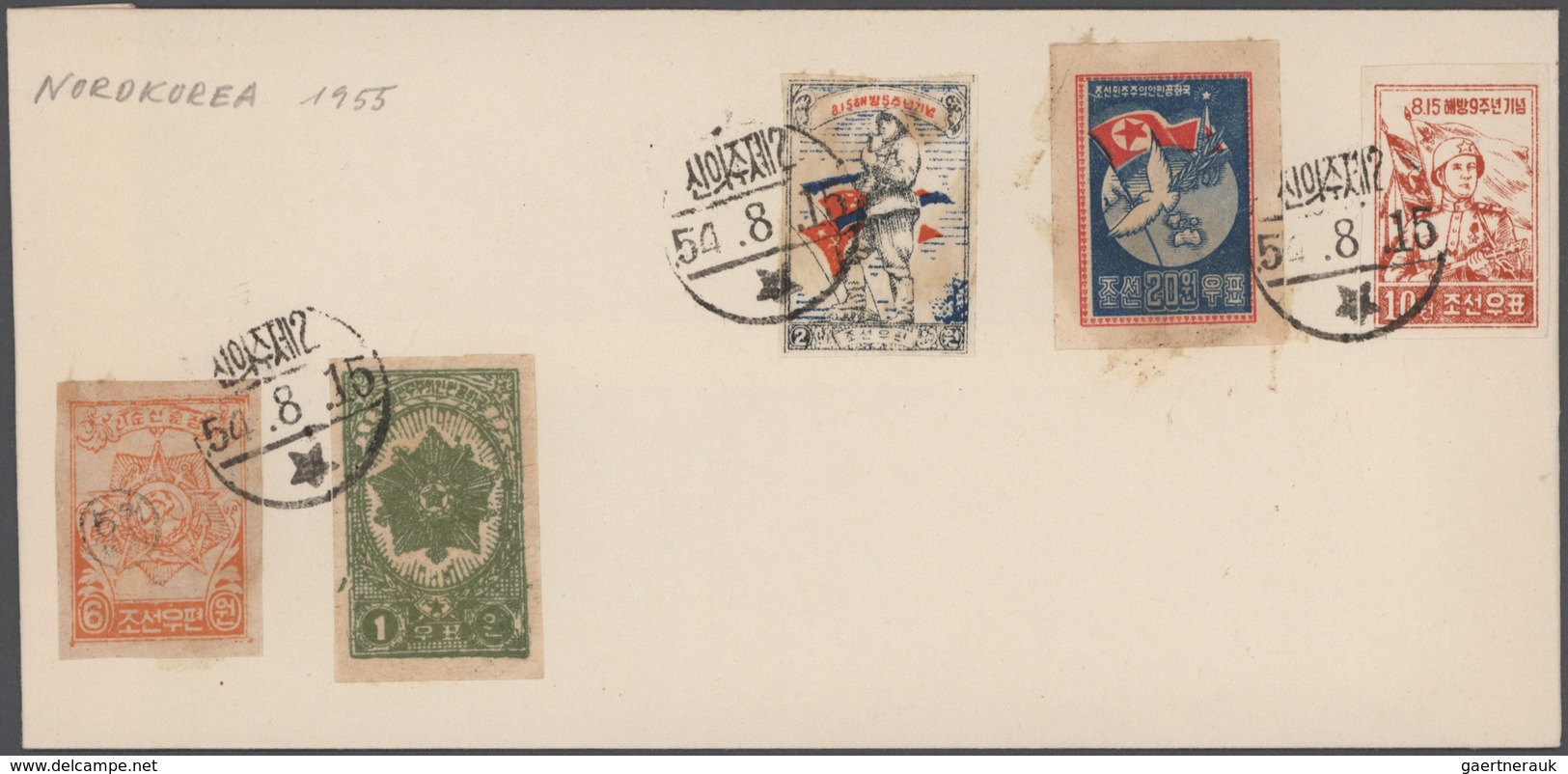 Asien: 1932/99 (ca.), Covers (38) Mainly Thailand And South Korea, But Also North Korea Cto And Nort - Autres - Asie