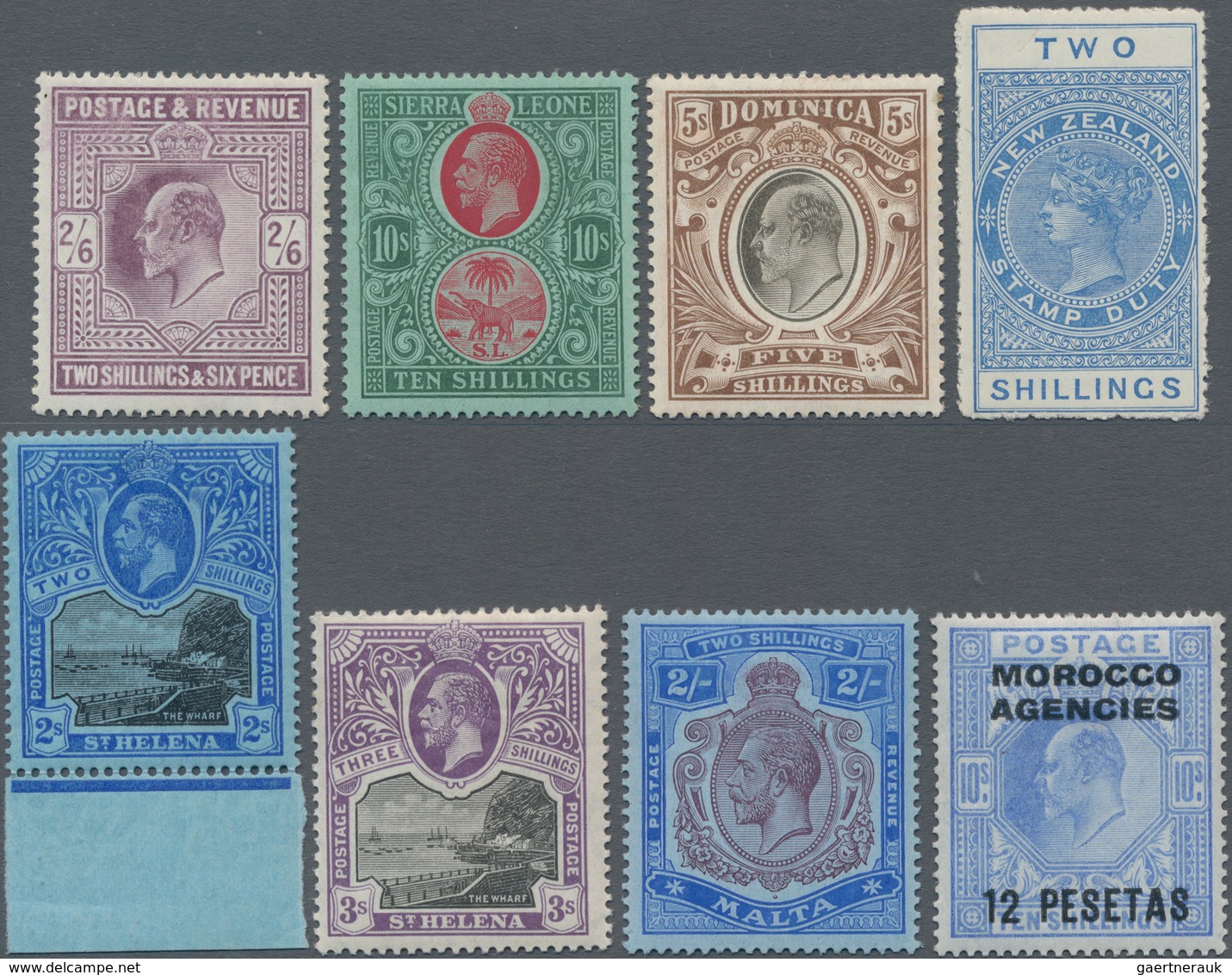 Britische Kolonien: 1840/1935 (ca.), Duplicates On Two Stocksheets And 28 Stockcards With Many Unusu - Andere & Zonder Classificatie