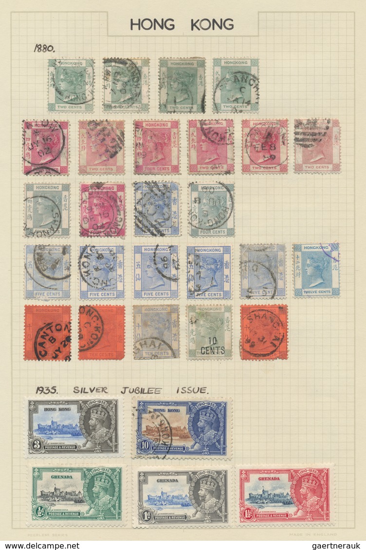 Britische Kolonien: 1860/1940 (ca.), Used And Mint Collection/accumulation In A Binder, Neatly Mount - Sonstige & Ohne Zuordnung