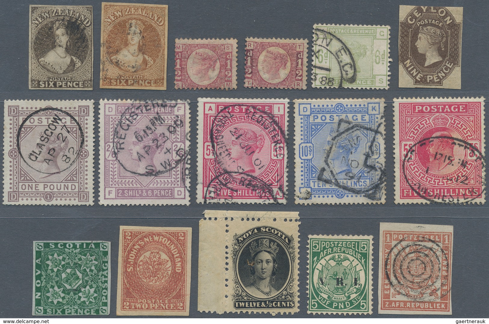 Britische Kolonien: 1860/1970 (ca.), Interesting But Little Disorganised Accumulation On Stockcards - Autres & Non Classés