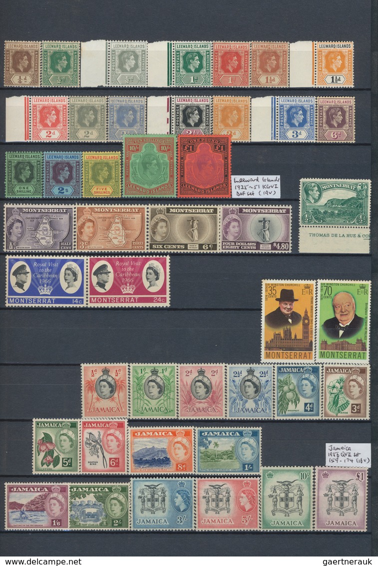 Britische Kolonien: 1920/1980 (ca.), Predominantly Mint Collection In A 64page Stockbook, Main Value - Autres & Non Classés