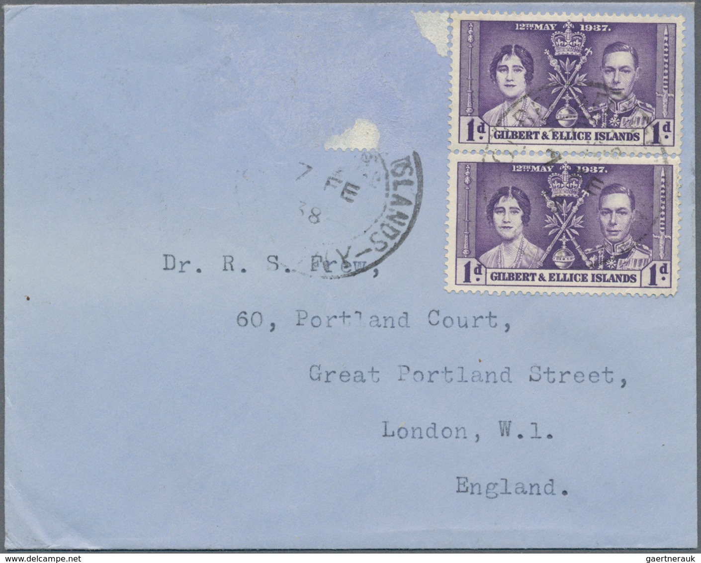 Britische Kolonien: 1937, Coronation Issue, Assortment Of 41 Different Covers, Mainly F.d.c. - Other & Unclassified