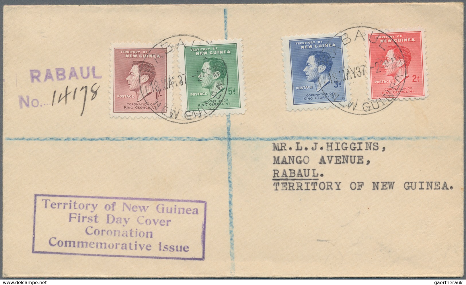 Britische Kolonien: 1937, Coronation Issue, Assortment Of 41 Different Covers, Mainly F.d.c. - Other & Unclassified