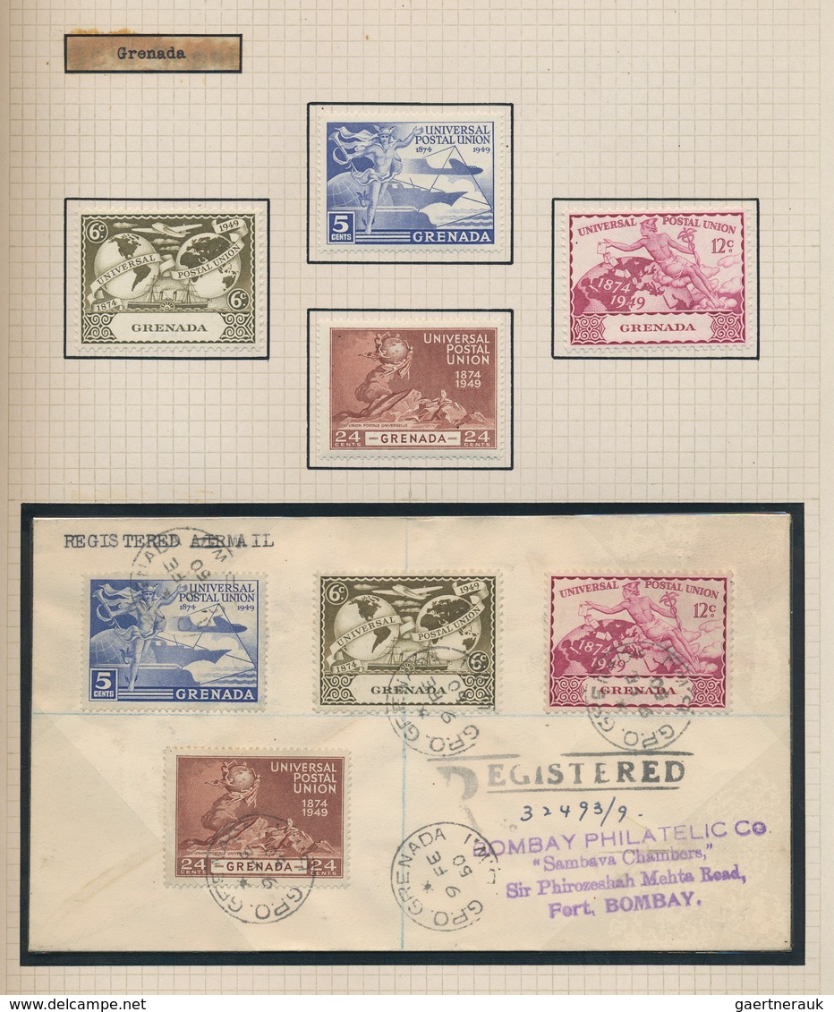 Britische Kolonien: 1949, 75th Anniversary of UPU, Omnibus issue, collection of apprx. 68 different