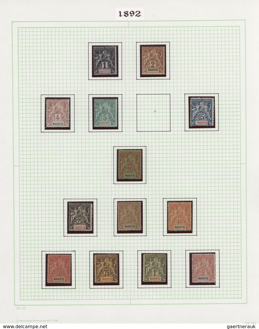 Französische Kolonien: 1880's-1980's (c.), Comprehensive Collection Of Mint And Used Stamps From Alm - Otros & Sin Clasificación