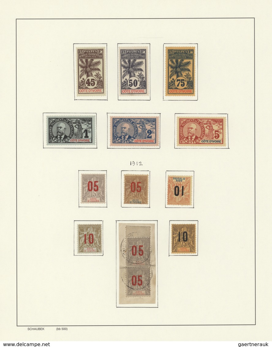 Französische Kolonien: 1892/1972, A Splendid Mint Collection Of Ivory Coast, Mauretania, French West - Otros & Sin Clasificación