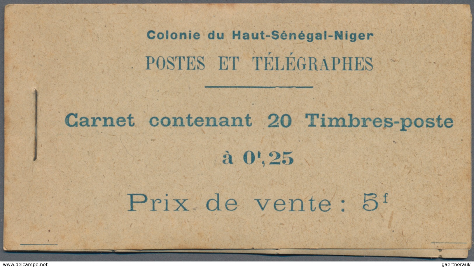 Französische Kolonien: 1908/1933, French Africa, Assortment Of 50 Booklets: 1908 Madagascar No. 1, 1 - Other & Unclassified