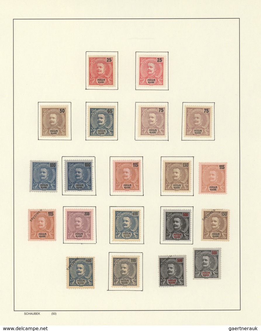 Portugiesische Kolonien In Afrika: 1892/1941, Mint And Used Collection Of Mocambique Company, Inhamb - Congo Portugais