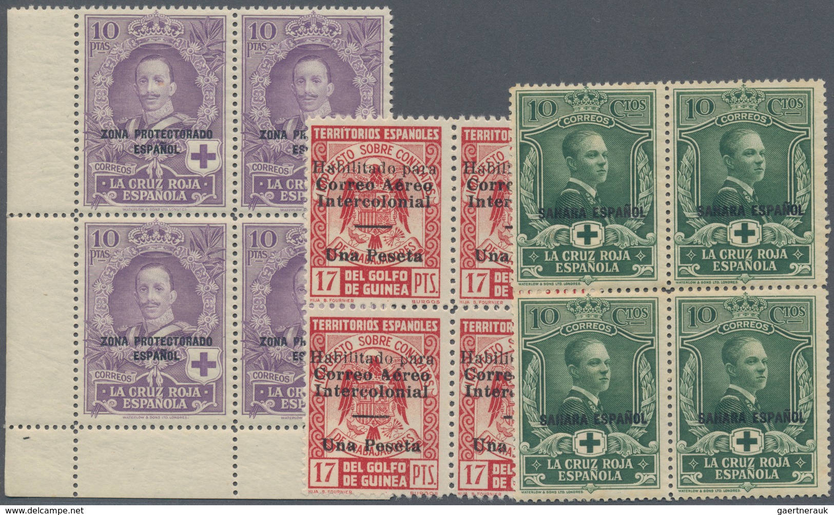 Spanische Kolonien: 1897/1940 (ca.), Duplicates From FERNANDO POO, GOLFO De GUINEA, GUINEA, MOROCCO/ - Colecciones