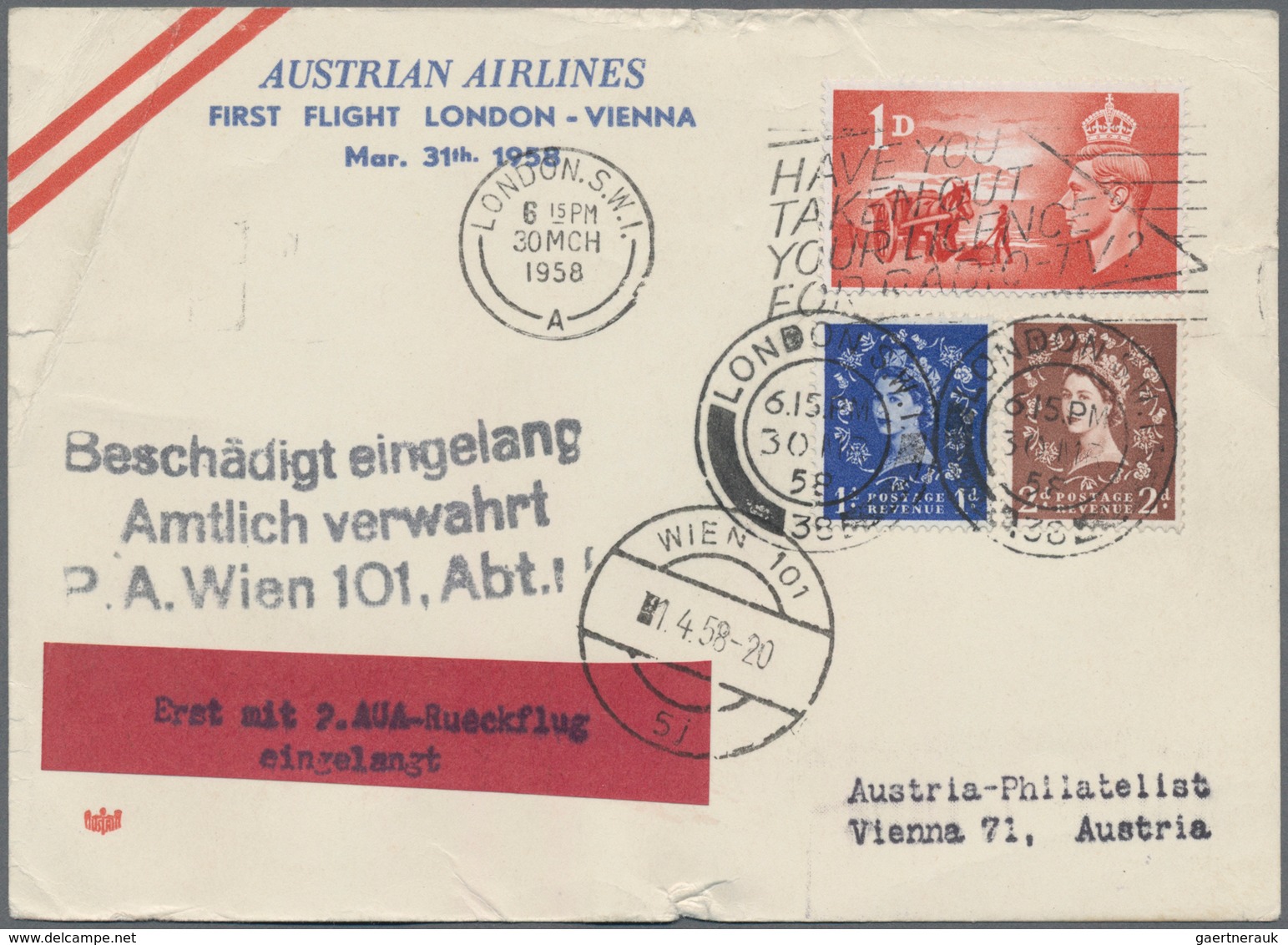 Flugpost Europa: 1932/1972, lot of apprx. 94 flight covers/cards, incl. first and special flights, h