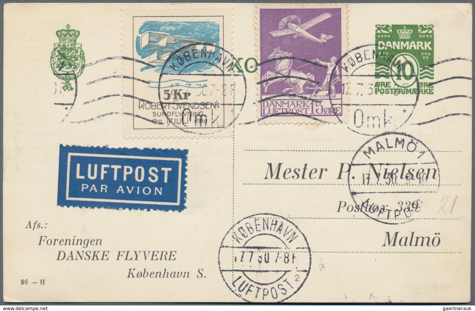 Flugpost Alle Welt: 1910 From Ca., Comprehensive Collection With Ca.100 Airmail Covers/cards, Compri - Sonstige & Ohne Zuordnung