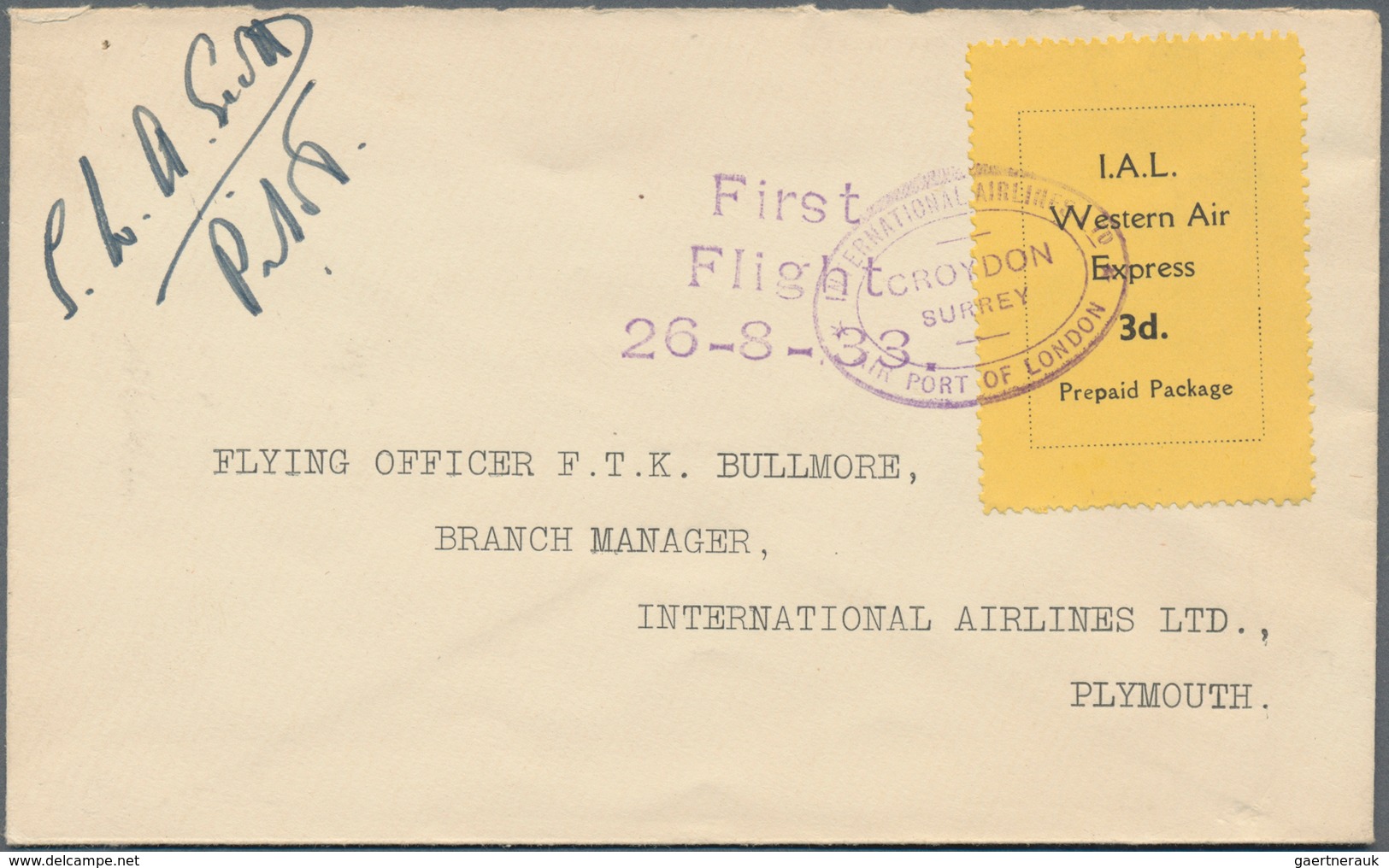 Flugpost Alle Welt: 1910 from ca., comprehensive collection with ca.100 airmail covers/cards, compri