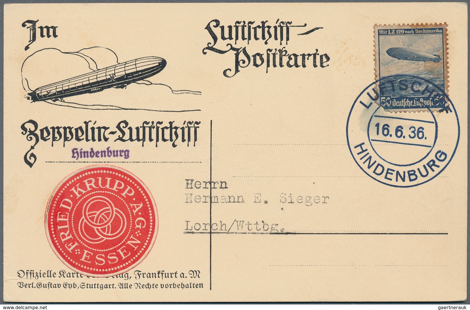 Zeppelinpost Deutschland: Collection Of Over 100 Zeppelin Items, Around 70 Flown Covers And 33 Schue - Correo Aéreo & Zeppelin