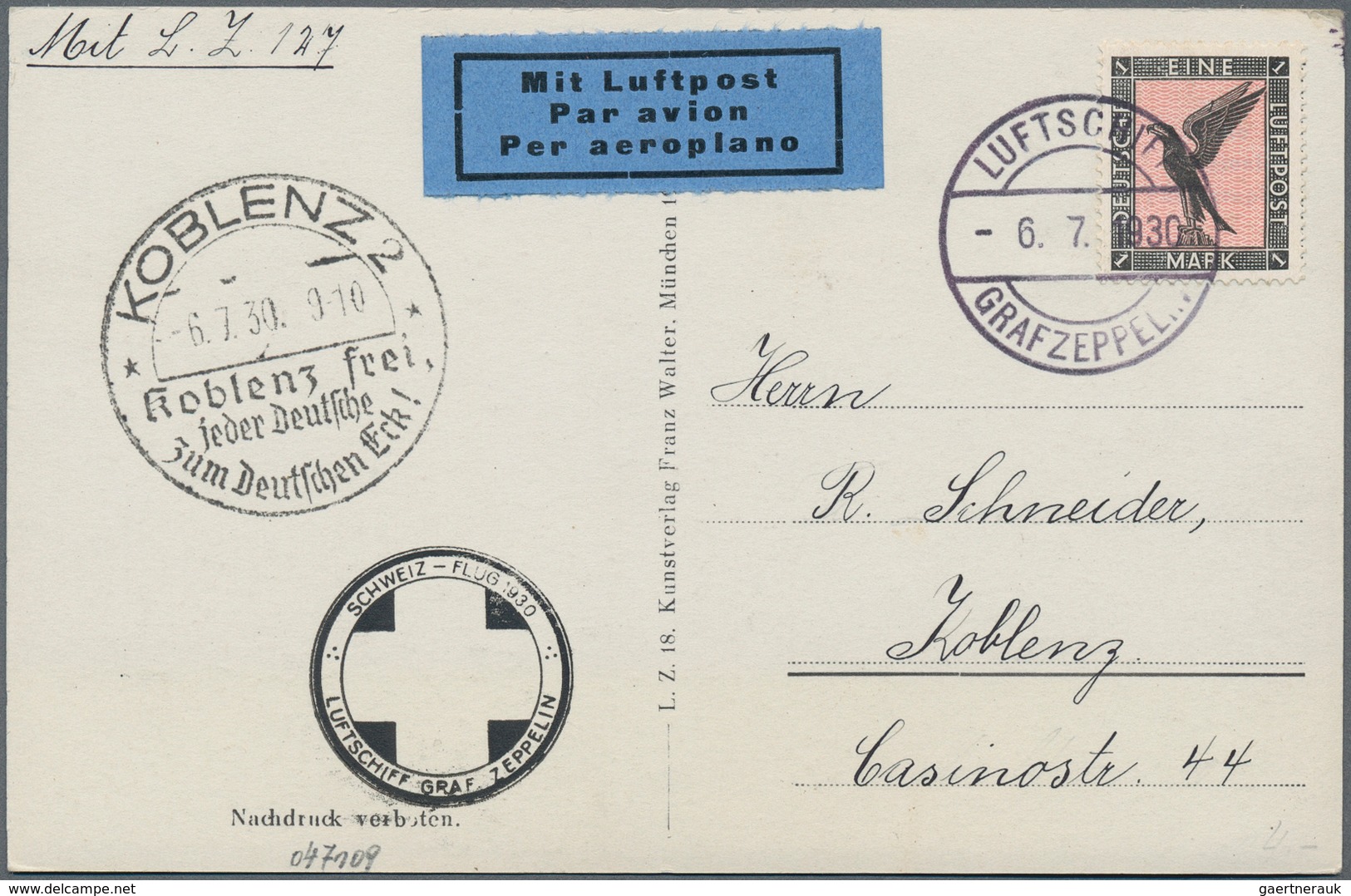 Zeppelinpost Deutschland: Collection of over 120 Zeppelin items with dozens of flown covers includin