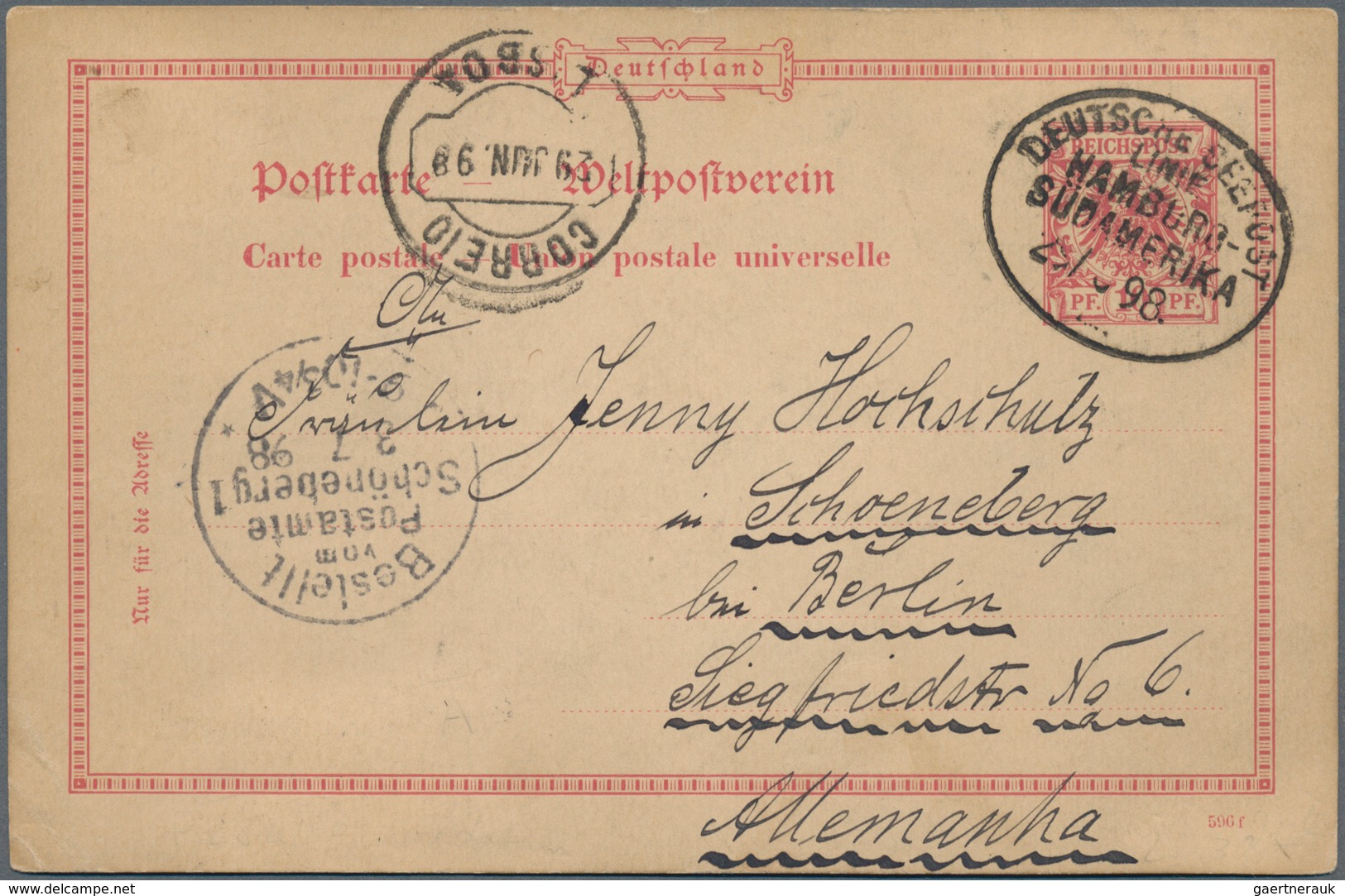 Deutsche Schiffspost - Marine: 1898/1940 (ca.), vielseitige Partie von 26 Schiffspost-Briefen und -K