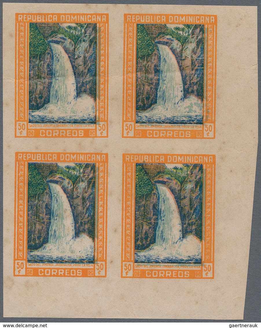 Thematische Philatelie: 1936/2005, Dominican Republic. Large Stock Of Imperforate Proof Progressive - Ohne Zuordnung