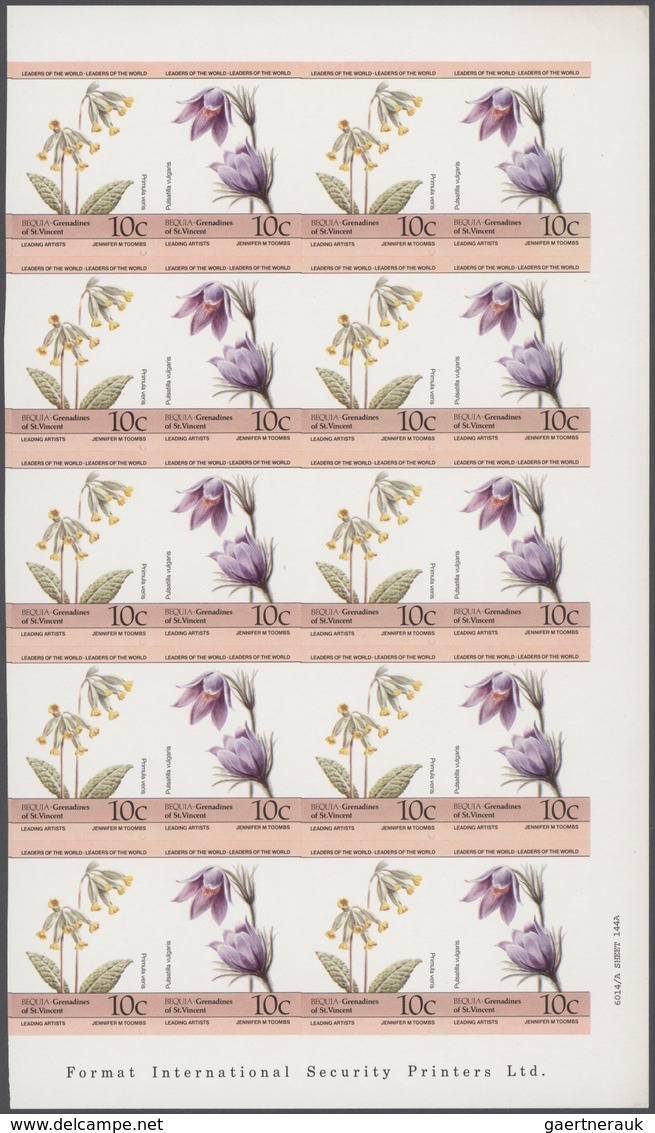 Thematische Philatelie: 1980s (approx). Lot Contains Imperforate Stamps As Issued And Imperforate Pr - Non Classés