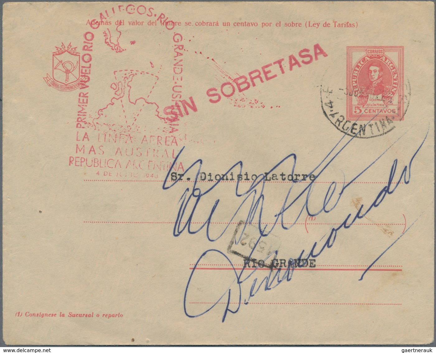 Thematik: Antarktis / Antarctic: 1948/1987, Collection Of Apprx. 200 Covers Bearing Argentinian Fank - Sonstige & Ohne Zuordnung