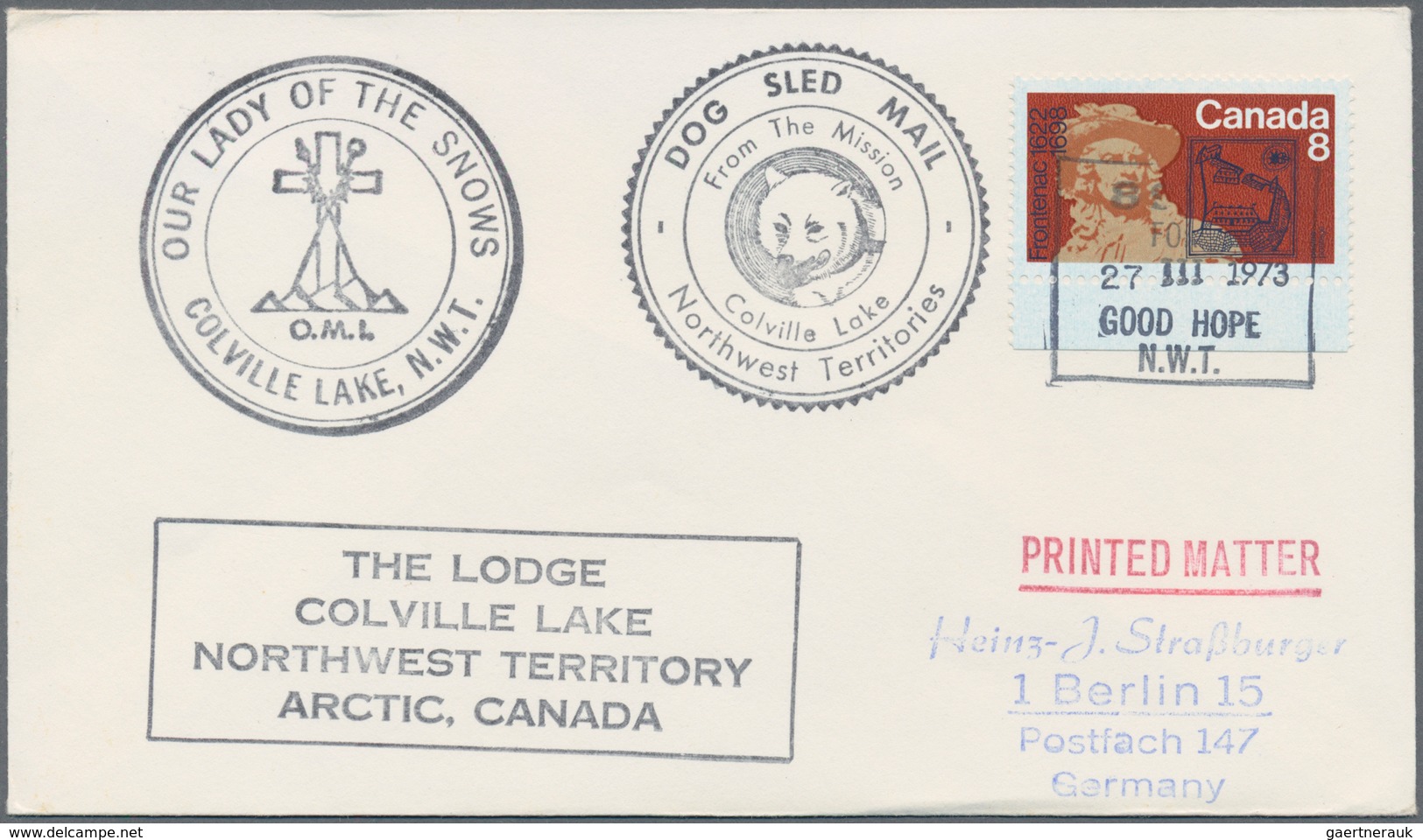 Thematik: Arktis / Arctic: 1963/1980, Canada/North West Territory, Collection Of Apprx. 95 Covers, S - Other & Unclassified