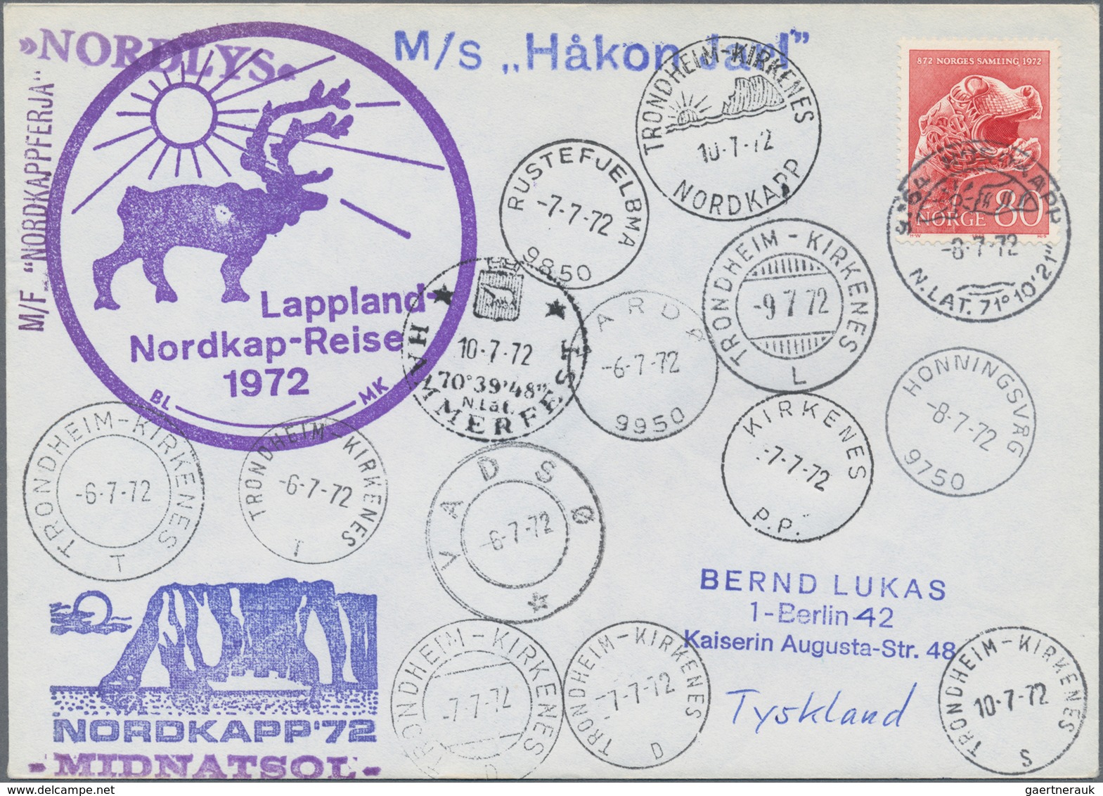 Thematik: Arktis / Arctic: 1973/1994, NORWAY, Interesting Collection Of Apprx. 110 Arctic Covers And - Altri & Non Classificati