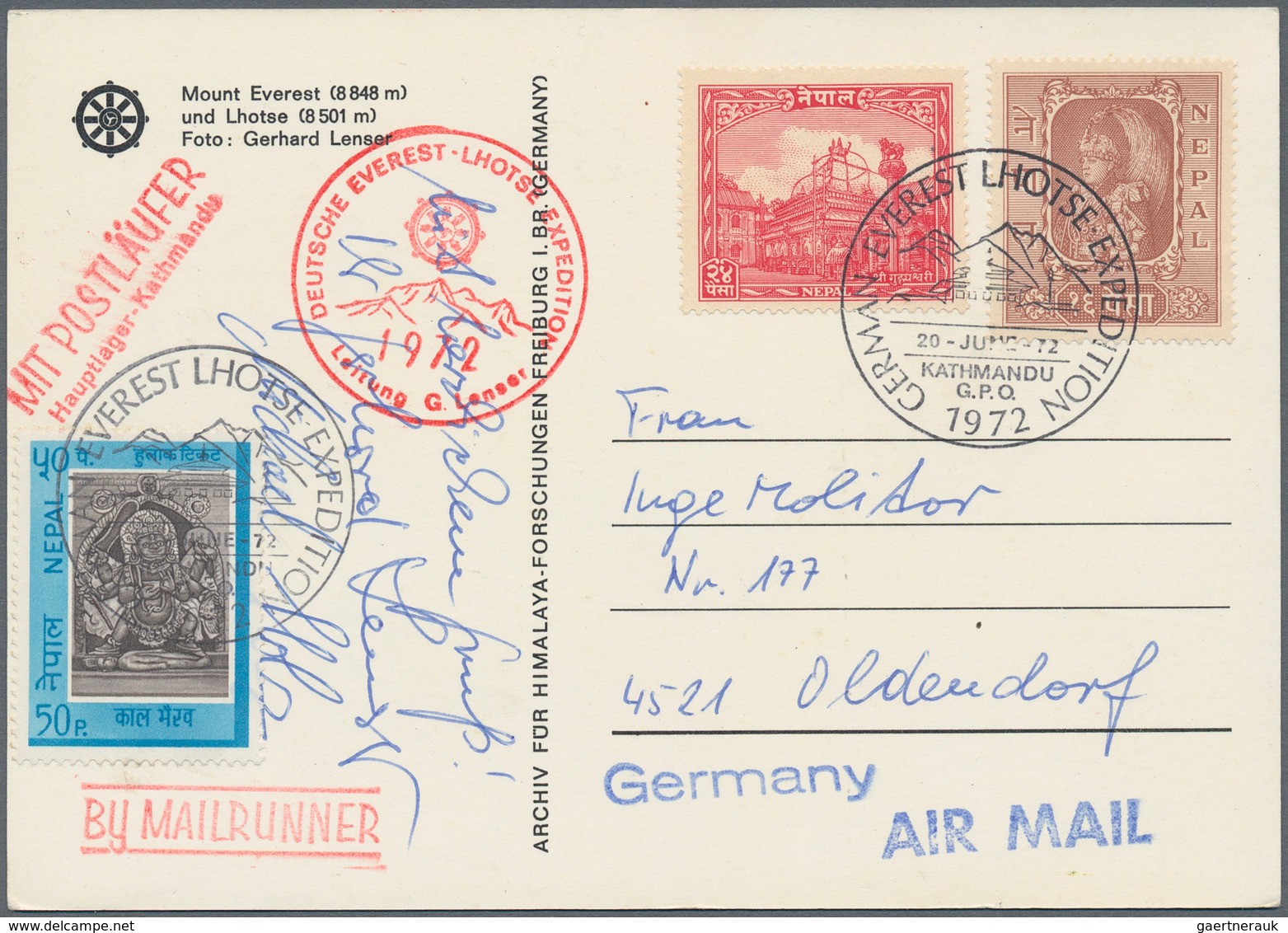 Thematik: Bergsteigen / Mountaineering: 1960/1978, Germany/Austria/Switzerland. Lot With 19 Covers A - Bergsteigen
