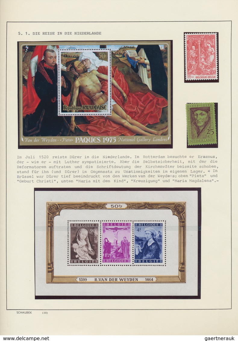Thematik: Druck-Dürer / printing-Dürer: 1920/2000 (ca.), exhibit collection comprising attractive co