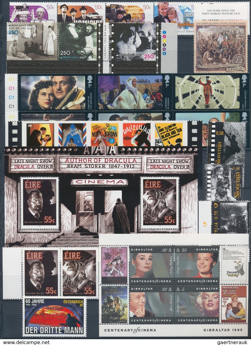Thematik: Film / Film: 1951/2014 (ca.), Enormous Accumulation In A Thick Stockbook With Mostly Mint - Cinema
