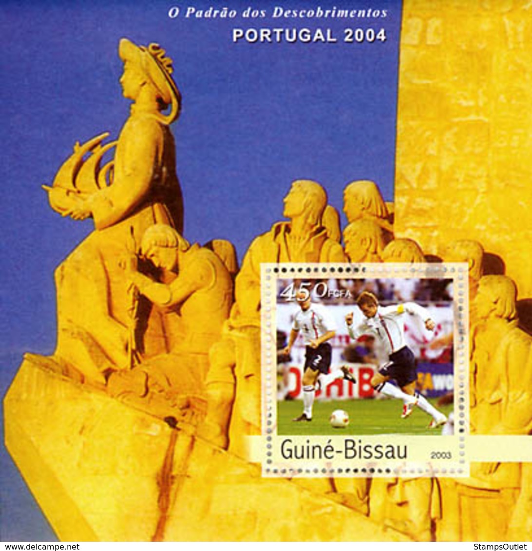 Guine-Bissau 2003 - Football EURO 2004 Portugal S/s - Guinea-Bissau